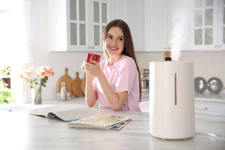 using air humidifer