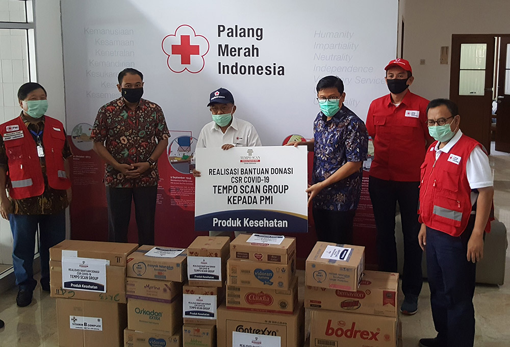 Realisasi Bantuan Donasi CSR COVID-19 Tempo Scan Group Untuk Masyarakat Melalui PMI & Lembaga Sosial